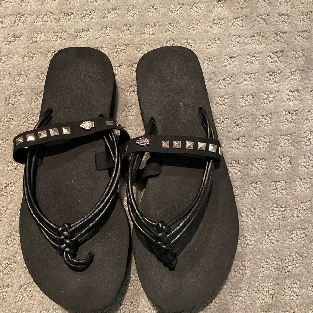Harley Davidson - Flip Flops - Size 5